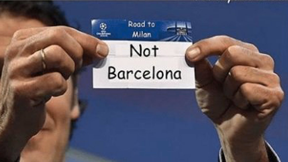 Los memes del sorteo en semifinales de Champions League