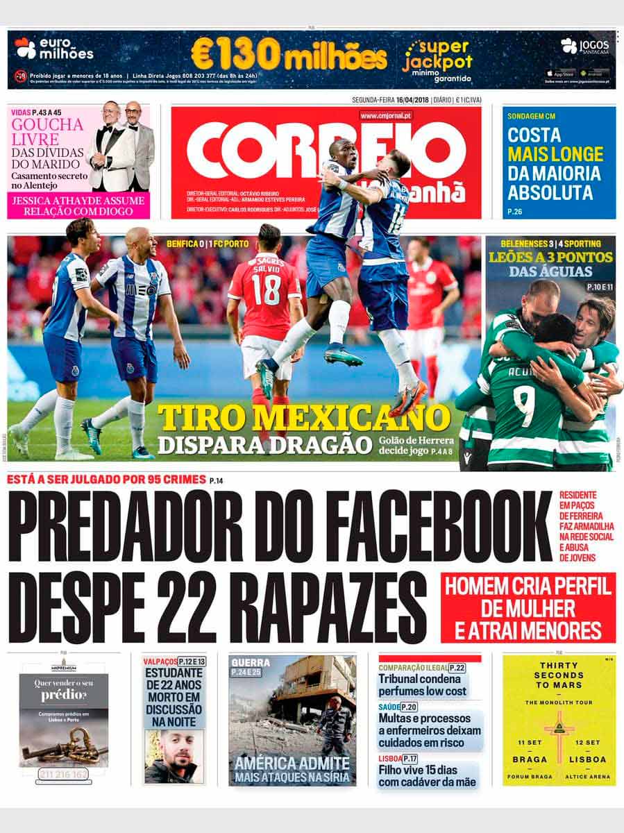 Héctor Herrera acapara las portadas en Portugal 3