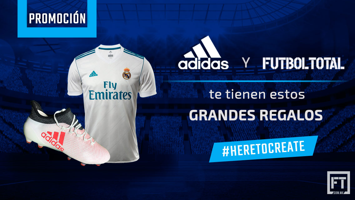 Adidas y Futbol Total te regalan el jersey del Madrid y unos X17.1 FG
