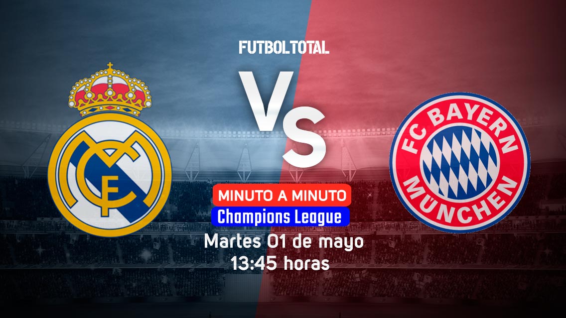 Real Madrid vs Bayern Munich | Champions League | EN VIVO: Minuto a minuto