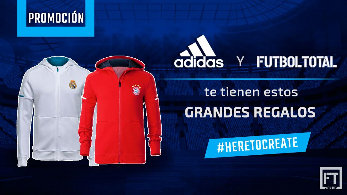 Adidas y Futbol Total te regalan las chamarras del Real y el Bayern