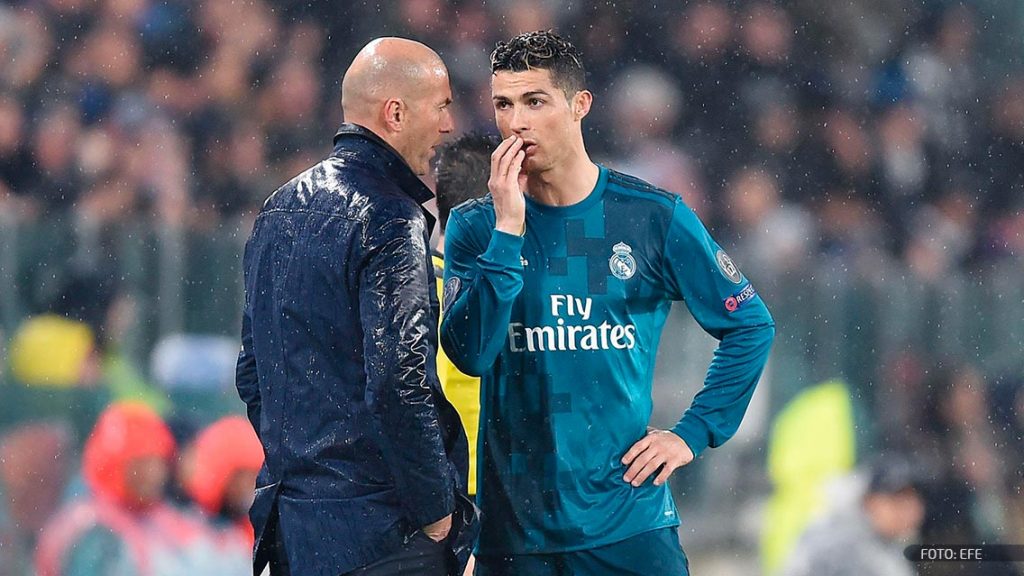 Zidane hablando del gol de Cristiano