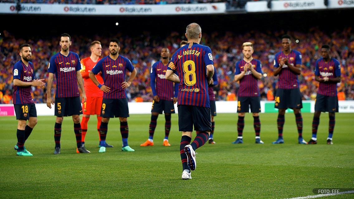 El último momento de Andrés Iniesta con el FC Barcelona