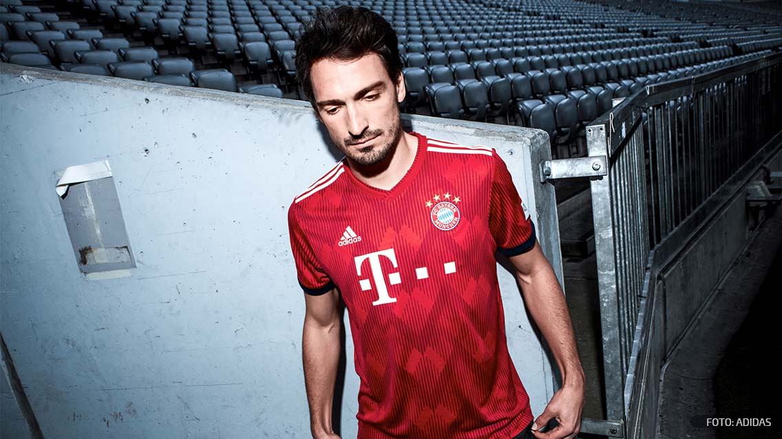 Bayern Munich lanza nuevo uniforme para la temporada 2018-19 2