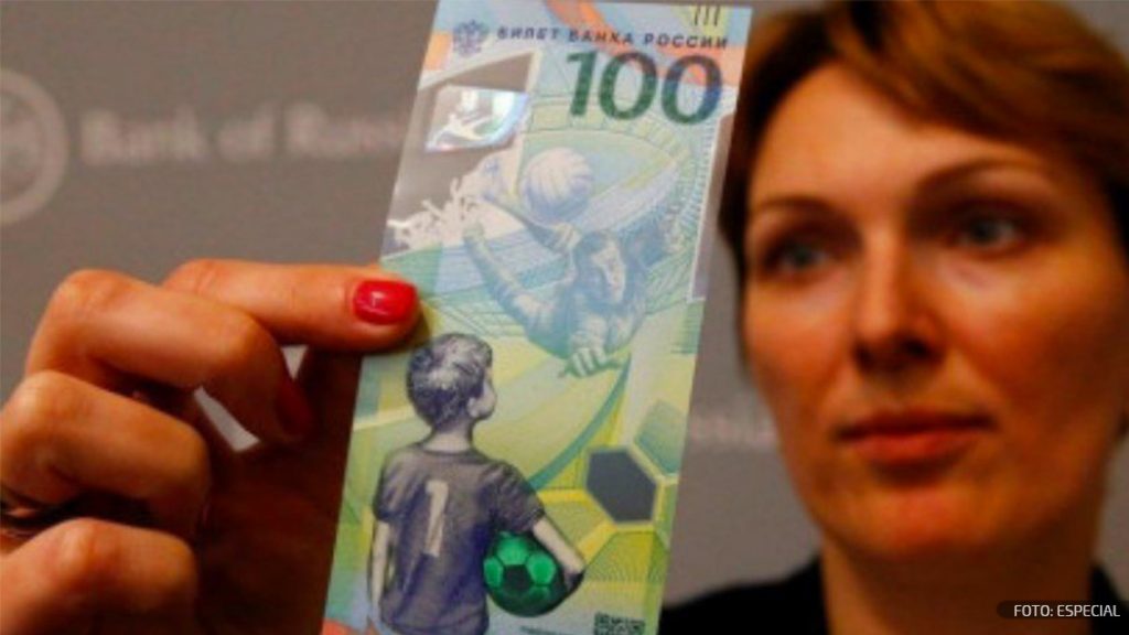 Rusia saca billete conmemorativo para el Mundial