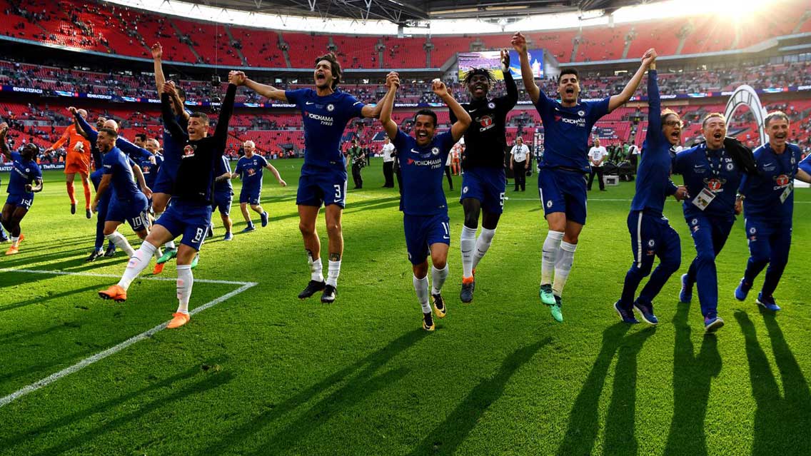 Chelsea le pega al Manchester United y es campeón de la FA Cup