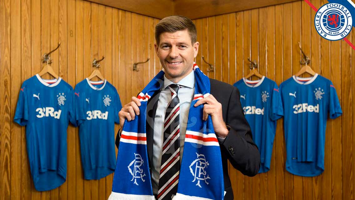 OFICIAL: Steven Gerrard, nuevo DT de Lalo Herrera y Rangers