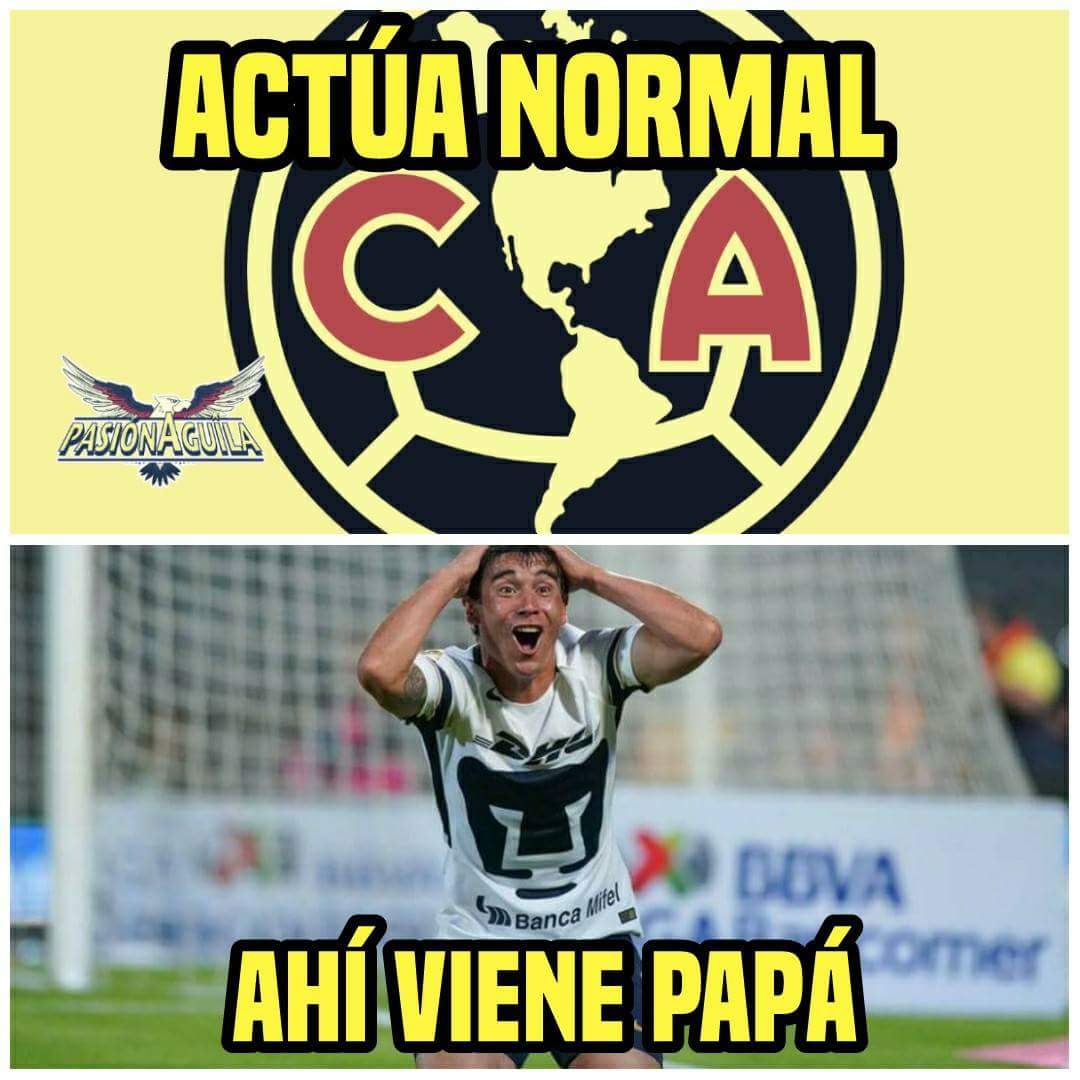 Los memes de Pumas y su papá América 7