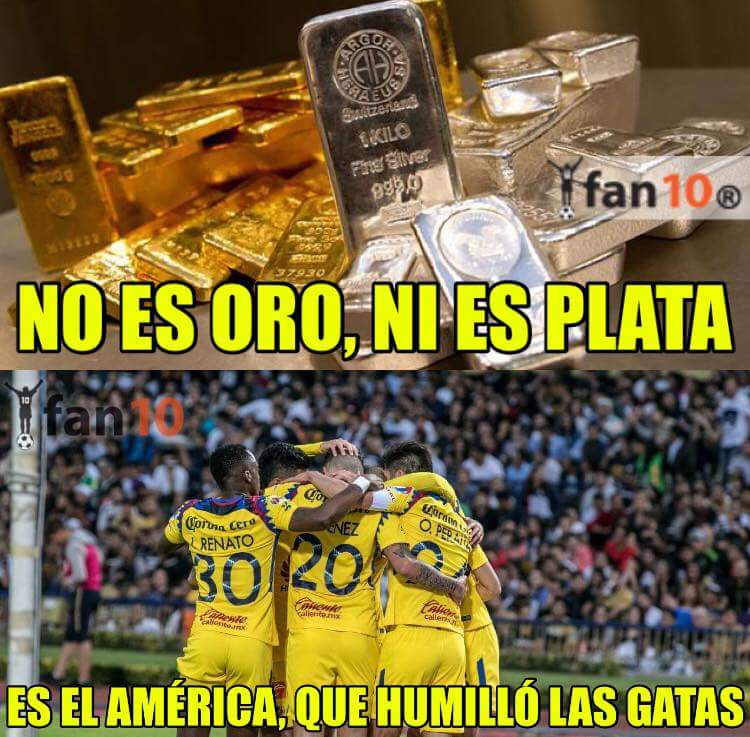 Los memes de Pumas y su papá América 3