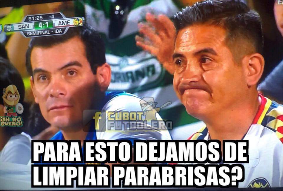 Los memes del baile de Santos Laguna al América 3