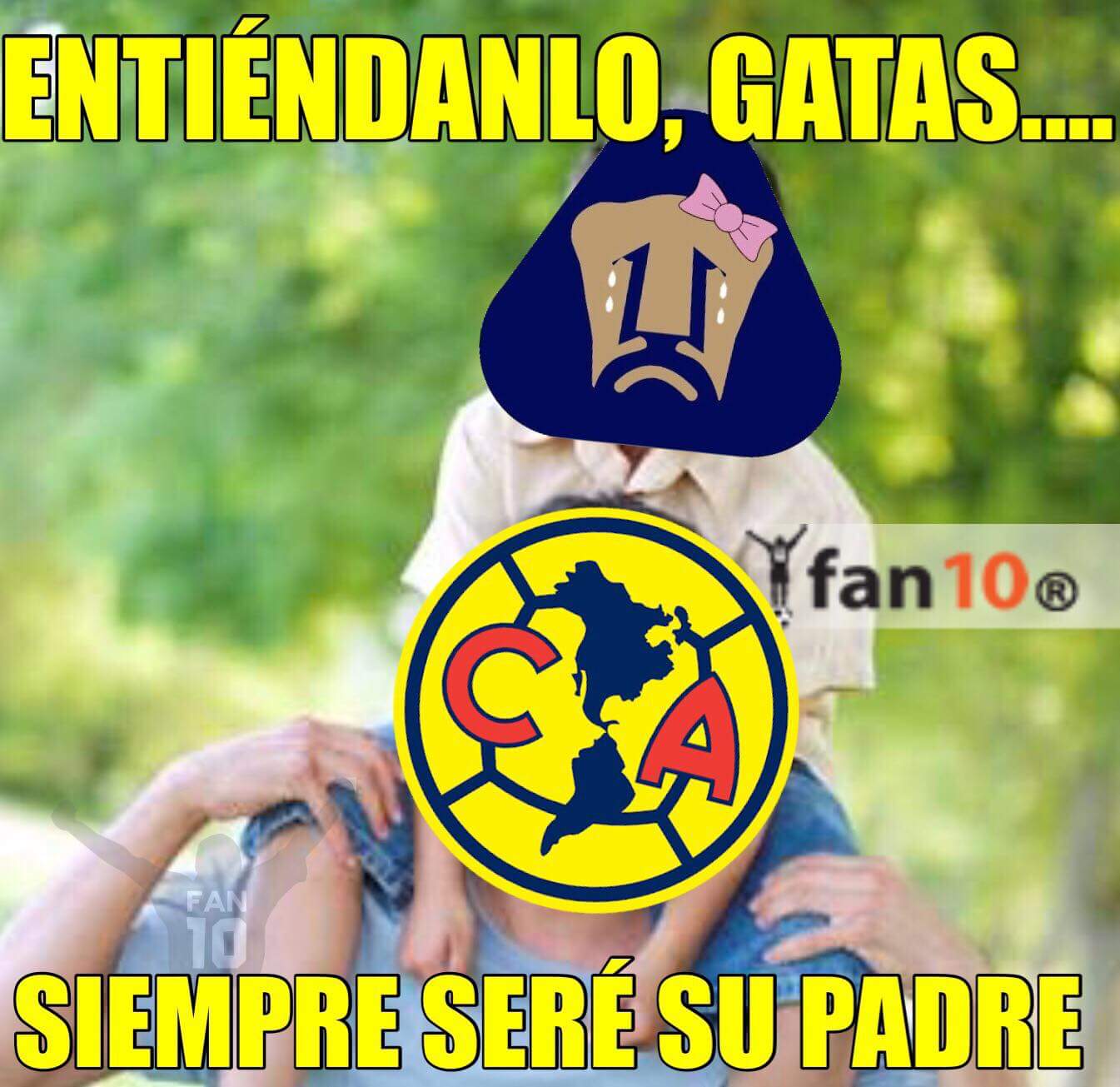 Los memes de Pumas y su papá América 5