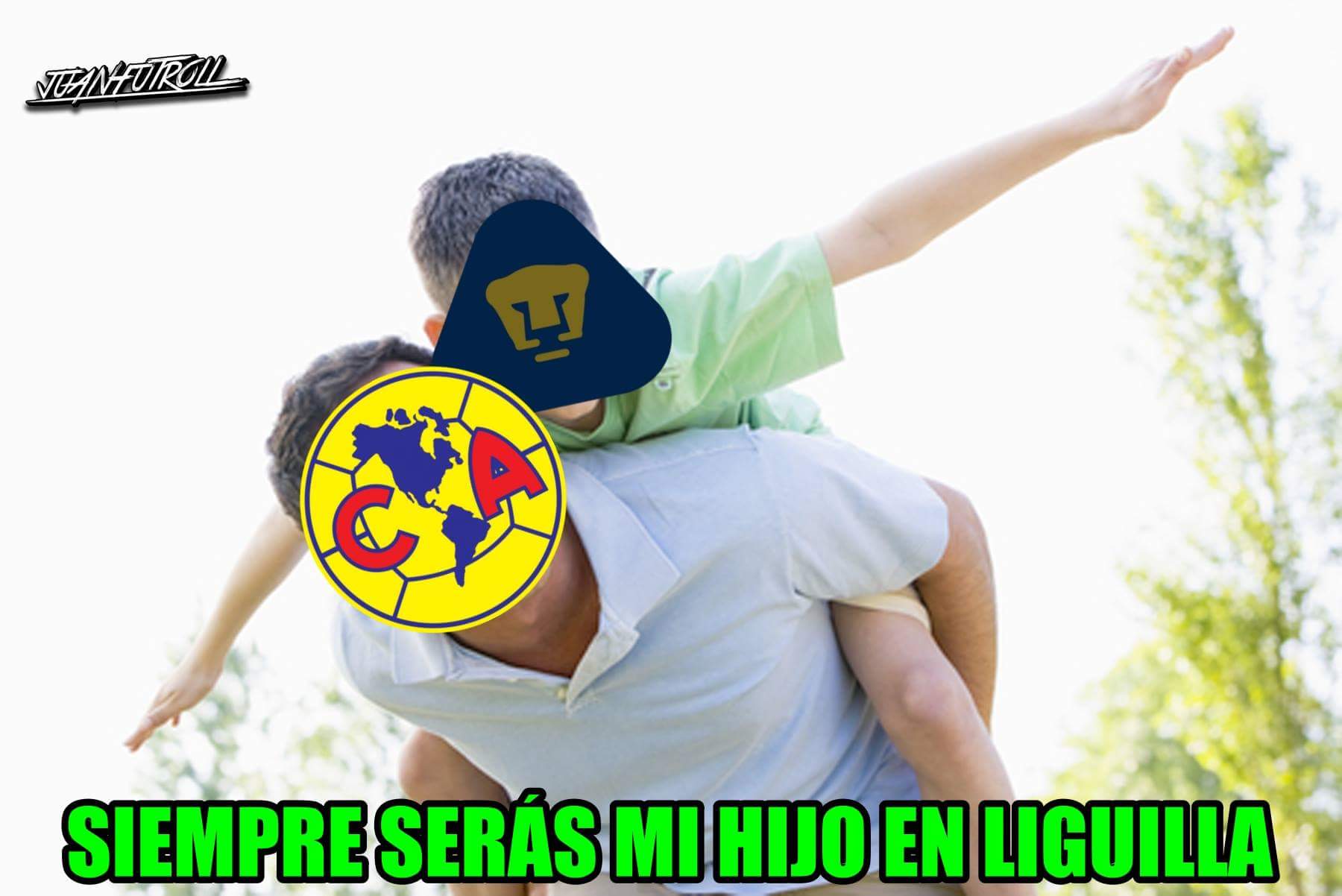 Los memes de Pumas y su papá América 6