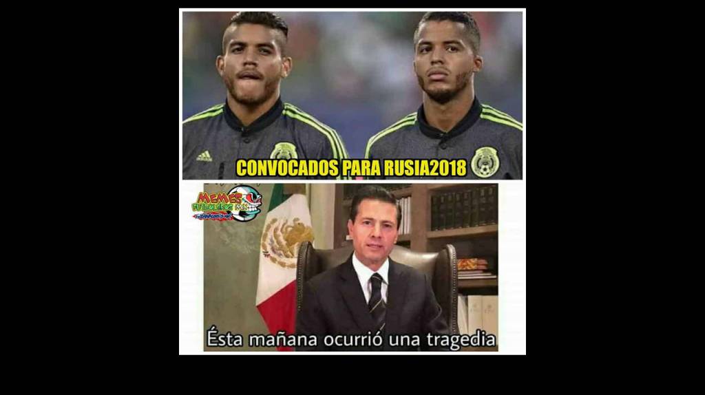 Los memes de la lista de Selección Mexicana 3