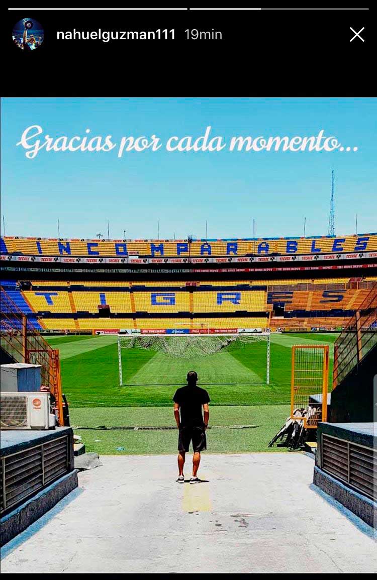 Nahuel Guzmán se despide de Tigres y después se arrepiente 0