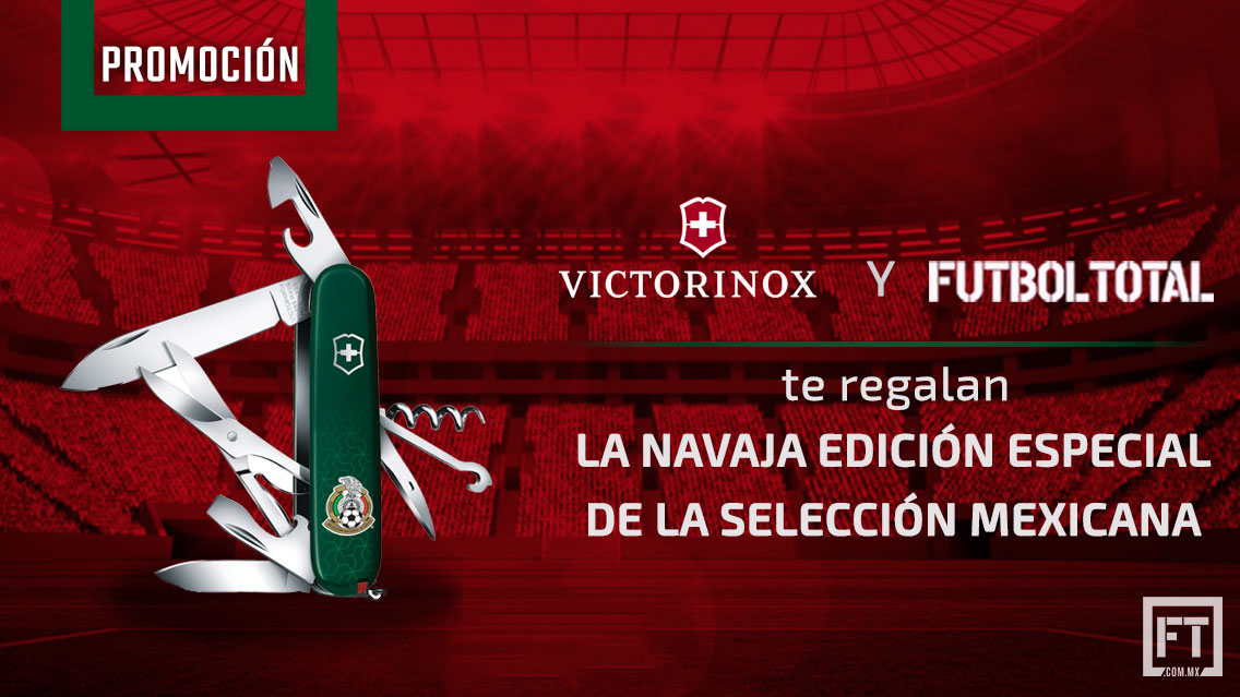 Victorinox y Futbol Total te regalan la navaja edición especial de la Selección Mexicana.