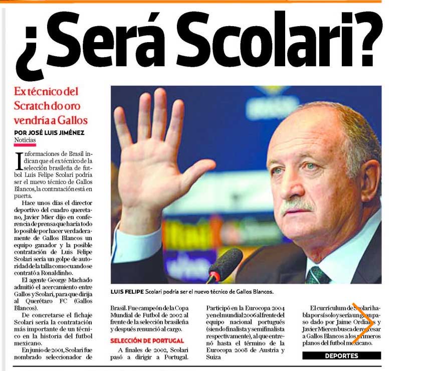 Luis Felipe Scolari en la Liga MX, ¿a qué equipo viene? 0