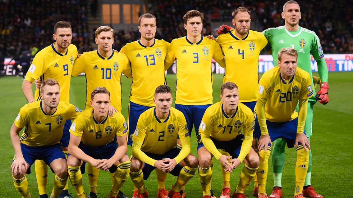 Suecia, rival de México, da a conocer su lista para Rusia