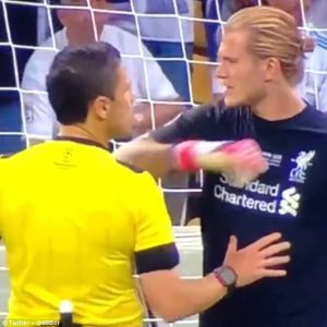 Loris Karius sufrió conmoción cerebral por codazo de Ramos 0