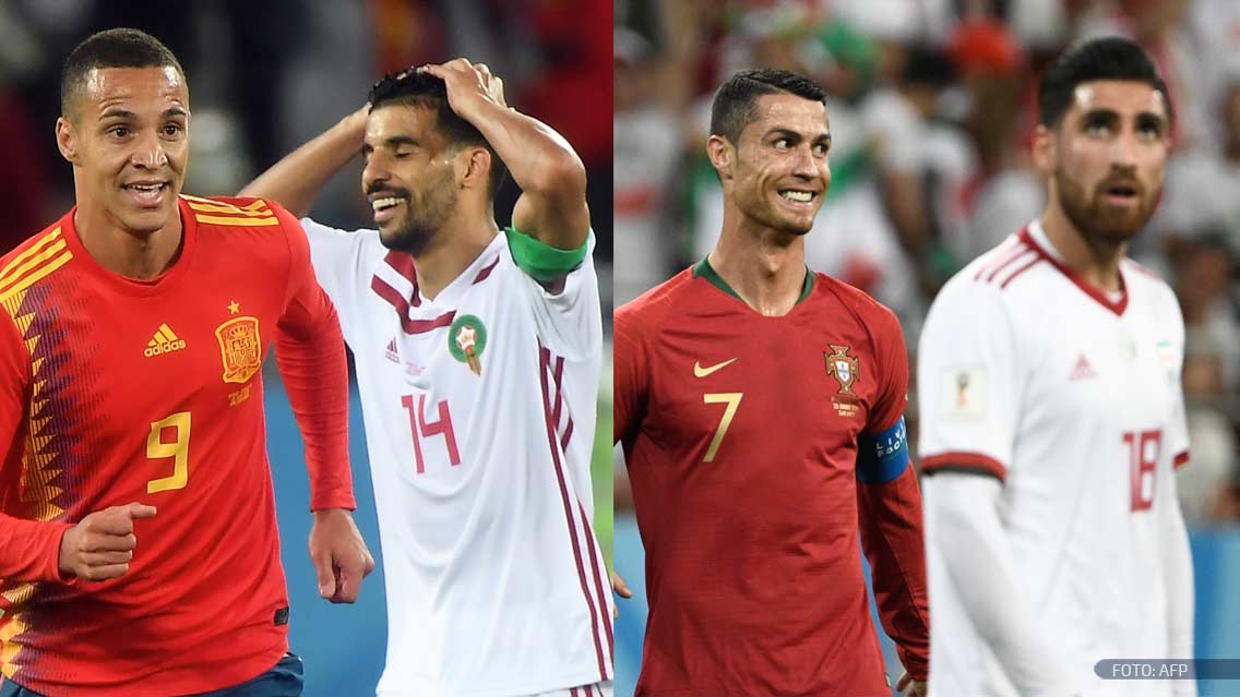 España y Portugal del Grupo B, pasan con empate a Octavos