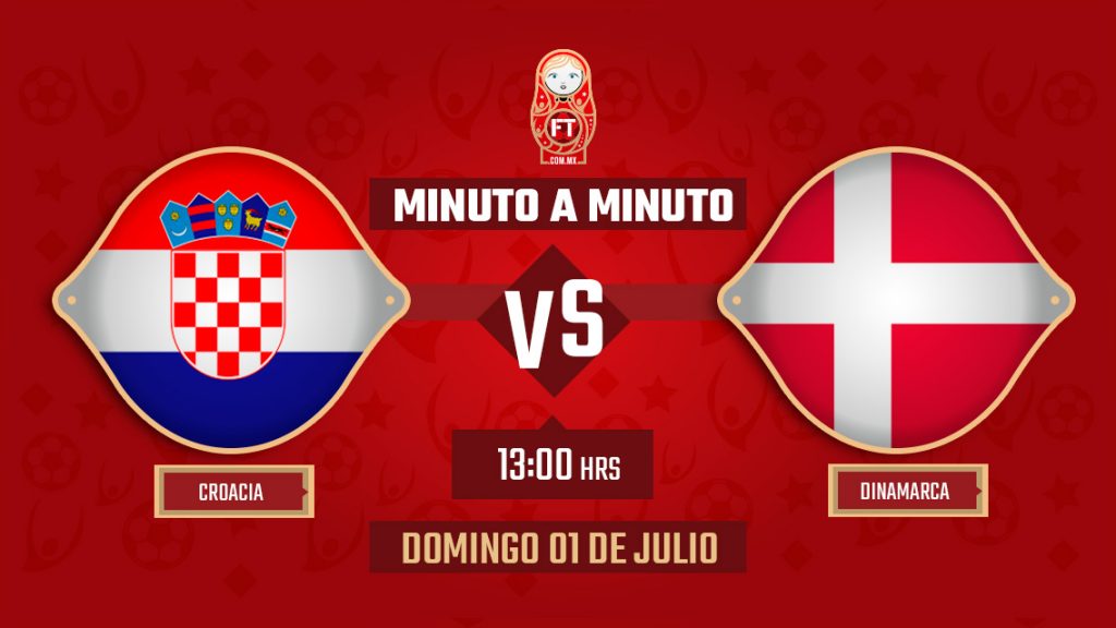 Croacia vs Dinamarca | Mundial Rusia 2018 | EN VIVO: Minuto a minuto