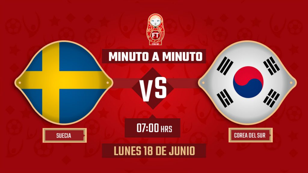 Suecia vs Corea del Sur | Mundial Rusia 2018 | EN VIVO: Minuto a minuto