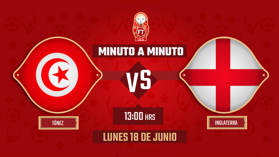 Túnez vs Inglaterra | Mundial Rusia 2018 | EN VIVO: Minuto a minuto