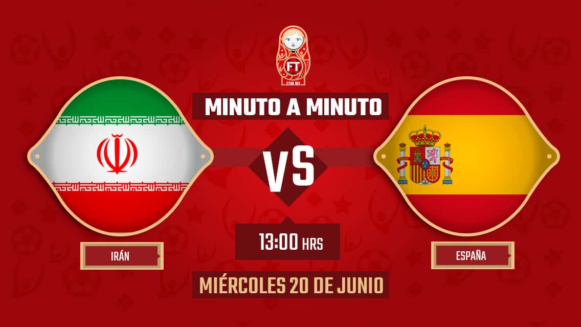 Irán vs España | Mundial Rusia 2018 | EN VIVO: Minuto a minuto