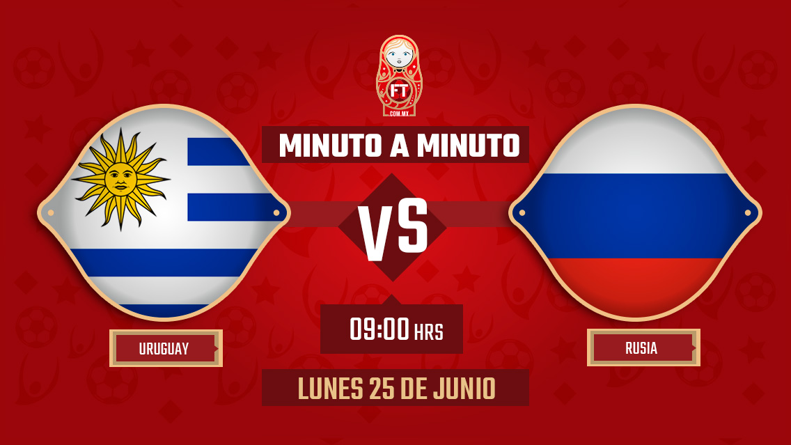 Uruguay vs Rusia | Mundial Rusia 2018 | EN VIVO: Minuto a minuto