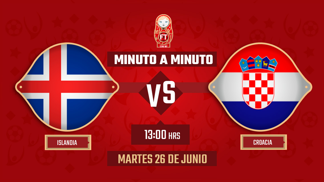 Islandia vs Croacia | Mundial Rusia 2018 | EN VIVO: Minuto a minuto