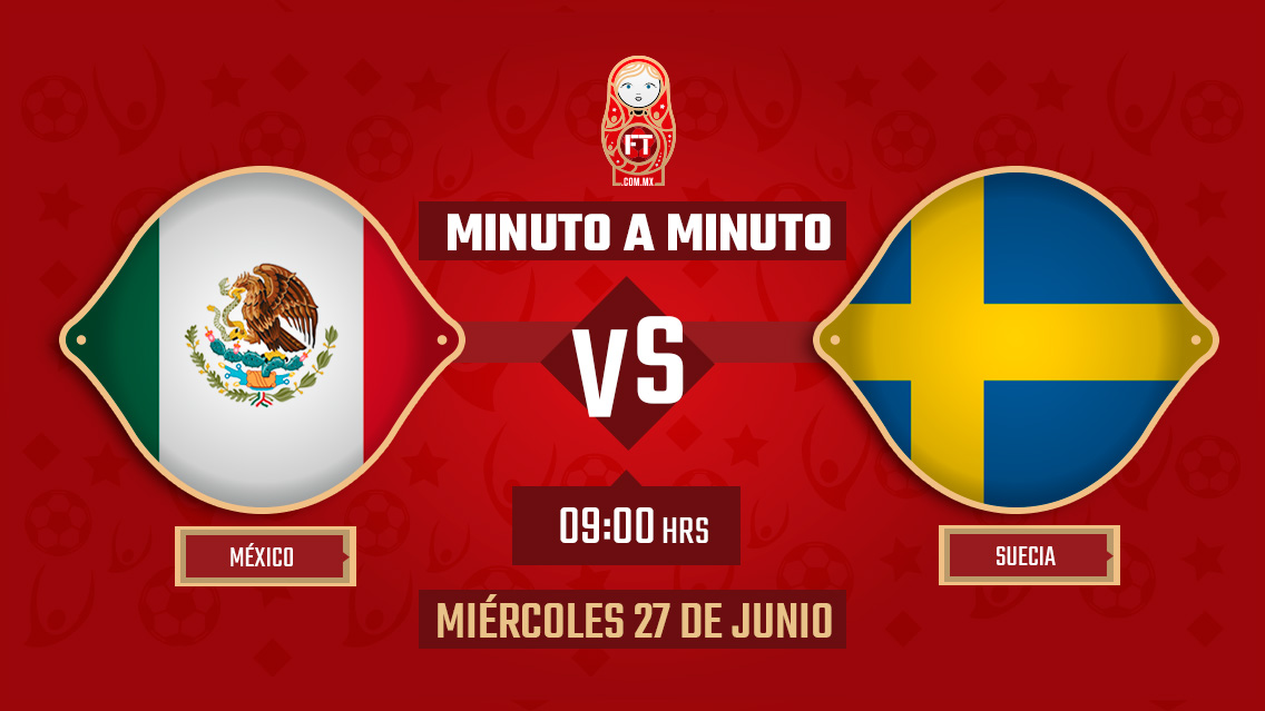 México vs Suecia | Mundial Rusia 2018 | EN VIVO: Minuto a minuto