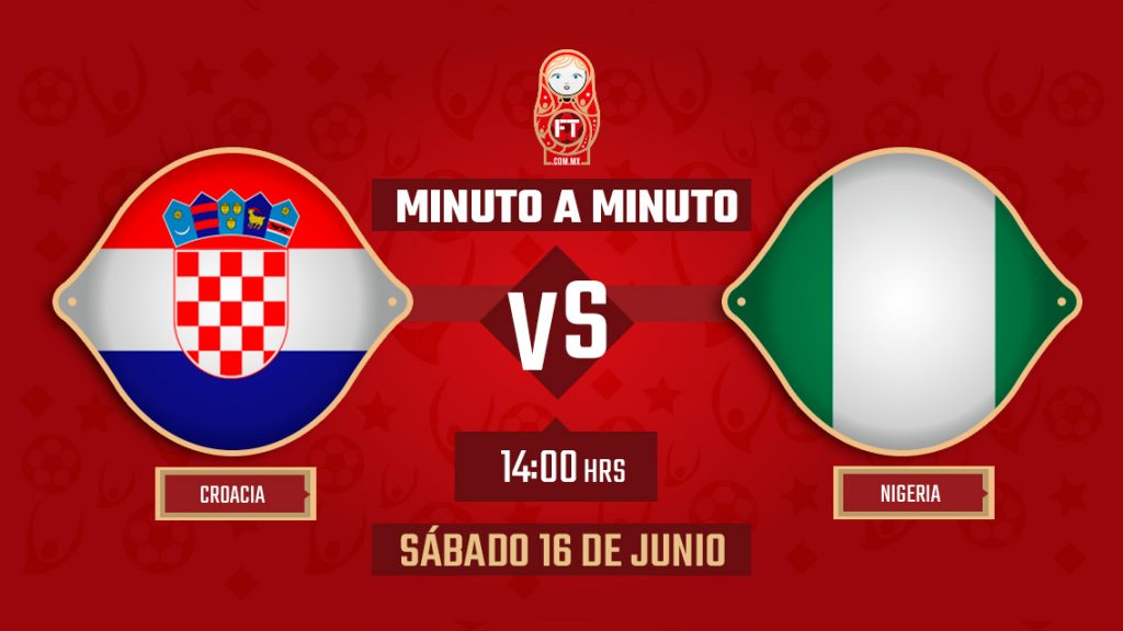 Croacia vs Nigeria | Mundial Rusia 2018 | EN VIVO: Minuto a minuto