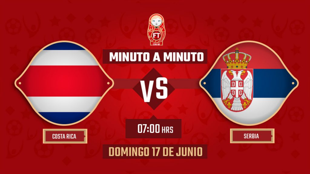 Costa Rica vs Serbia | Mundial Rusia 2018 | EN VIVO: Minuto a minuto