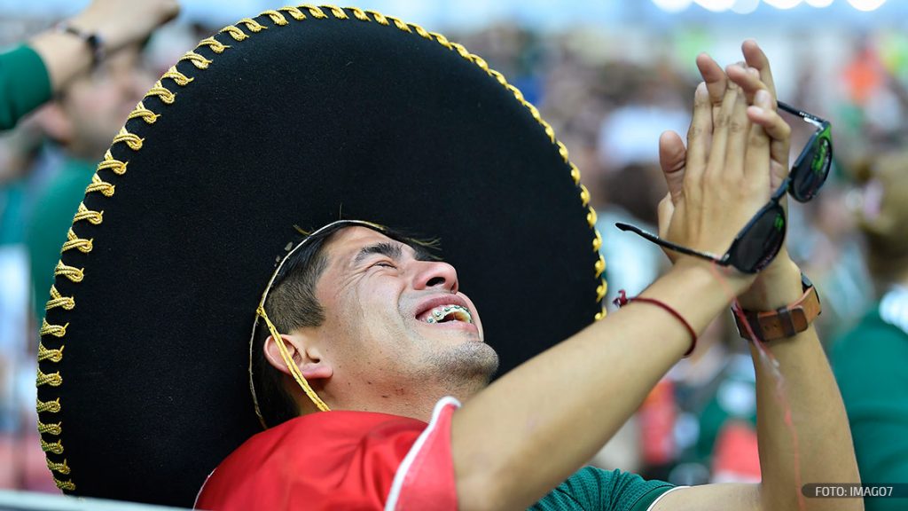 Aficionado sufre el México vs Alemania
