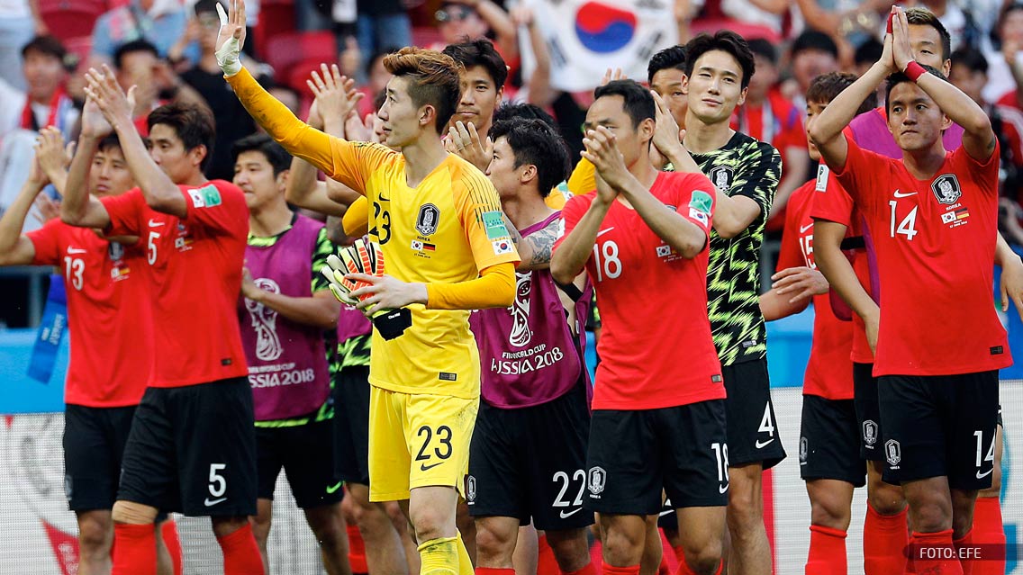 Corea del Sur se va del mundial con la cara al sol
