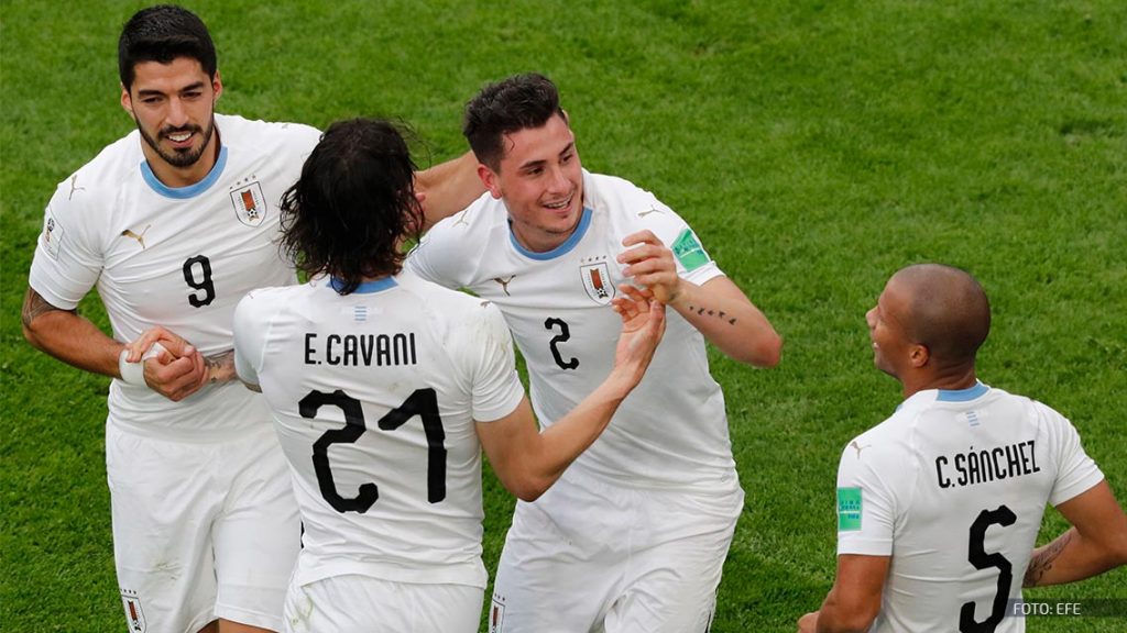 Uruguay sacó la garra y de último minuto vence a Egipto