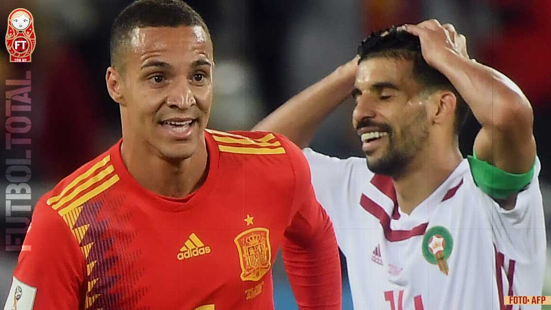 España empata de último minuto y Marruecos se va de Rusia