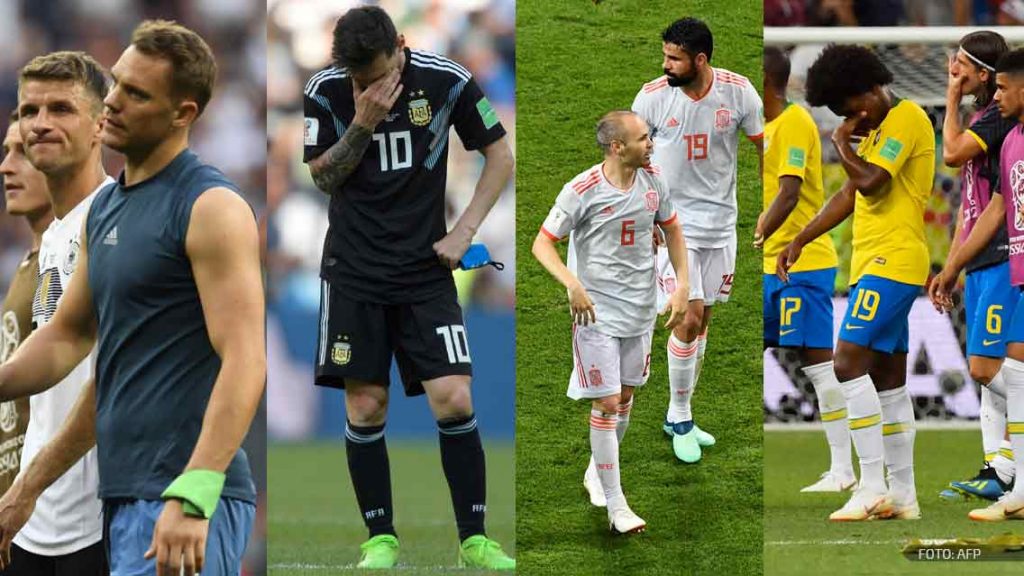 Los favoritos a levantar la Copa no ganan su primer partido
