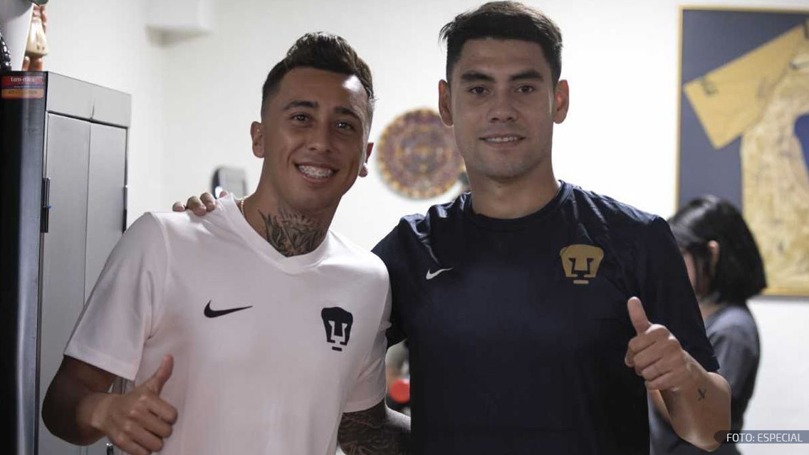 Felipe Mora y Martín Rodriguez ya reportaron con Pumas