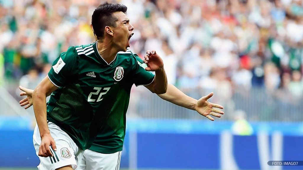 Hirving Lozano en el '11 ideal' de Rusia 2018