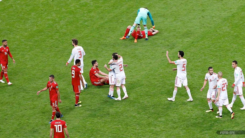 Irán perdió su partido contra España, aunque aún tiene posibilidades de avanzar a octavos de final