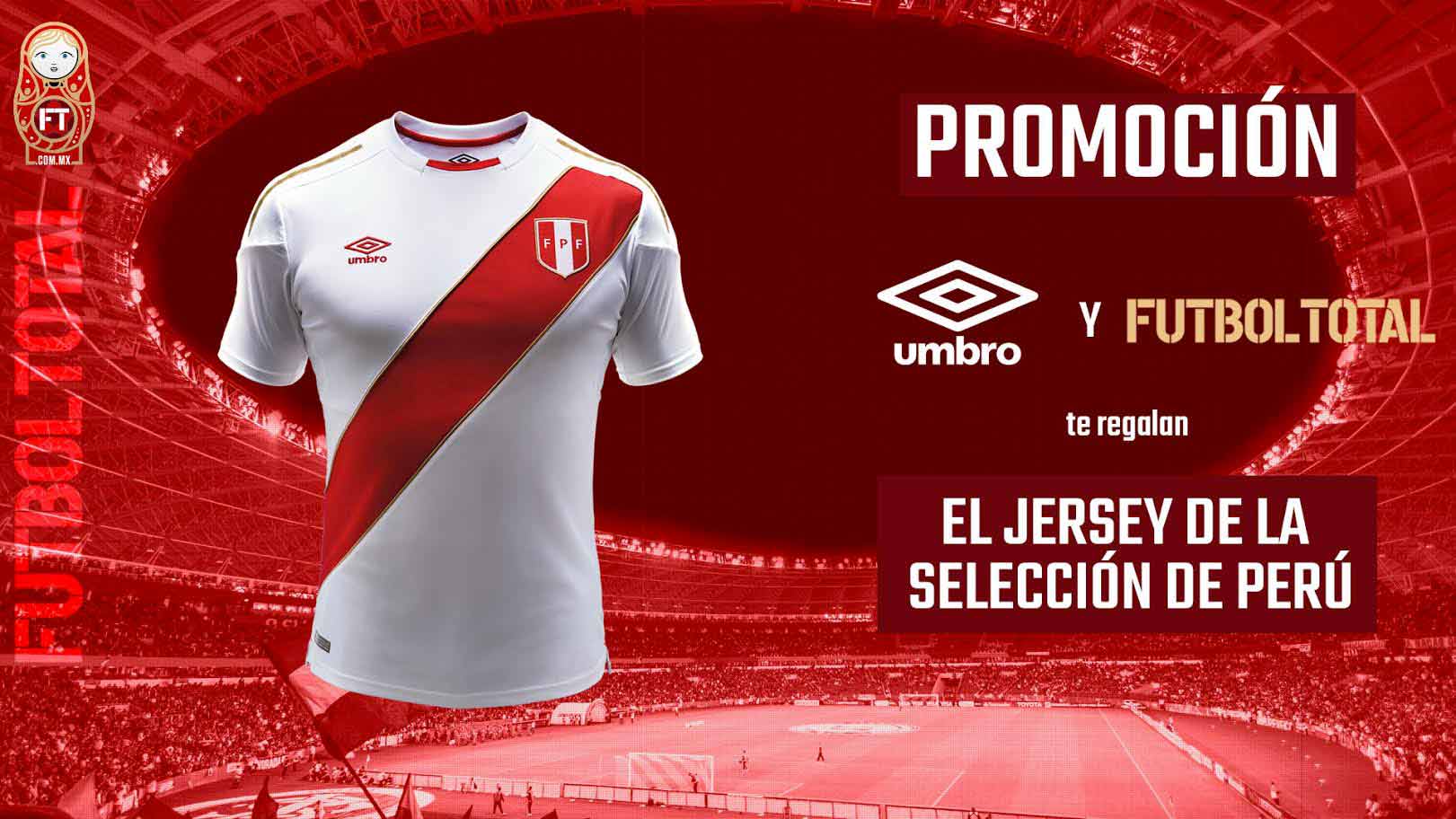 Umbro y Futbol Total te regalan el jersey de Perú