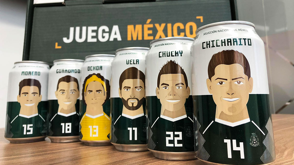 Corona lanza una edición especial de latas de la Selección Mexicana
