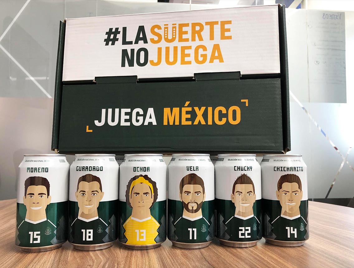 Corona lanza una edición especial de latas de la Selección Mexicana 0