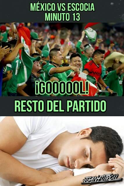 México aburre en su despedida, en los memes del partido 2