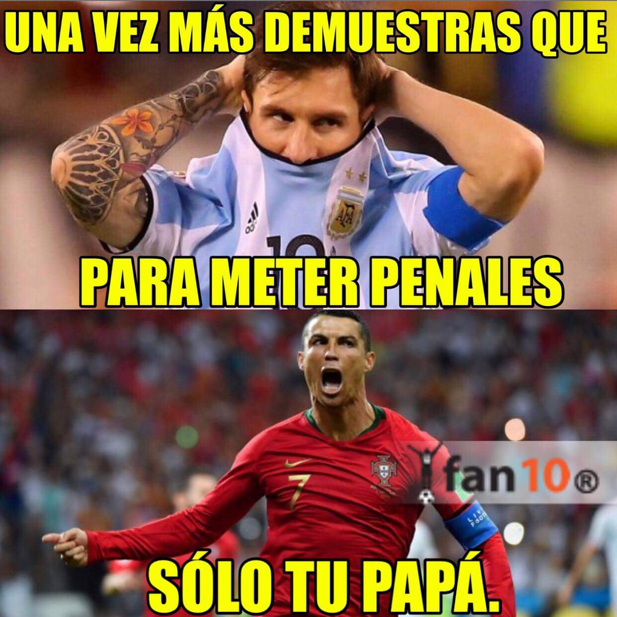 Messi, el villano y protagonista de los memes de Argentina 6
