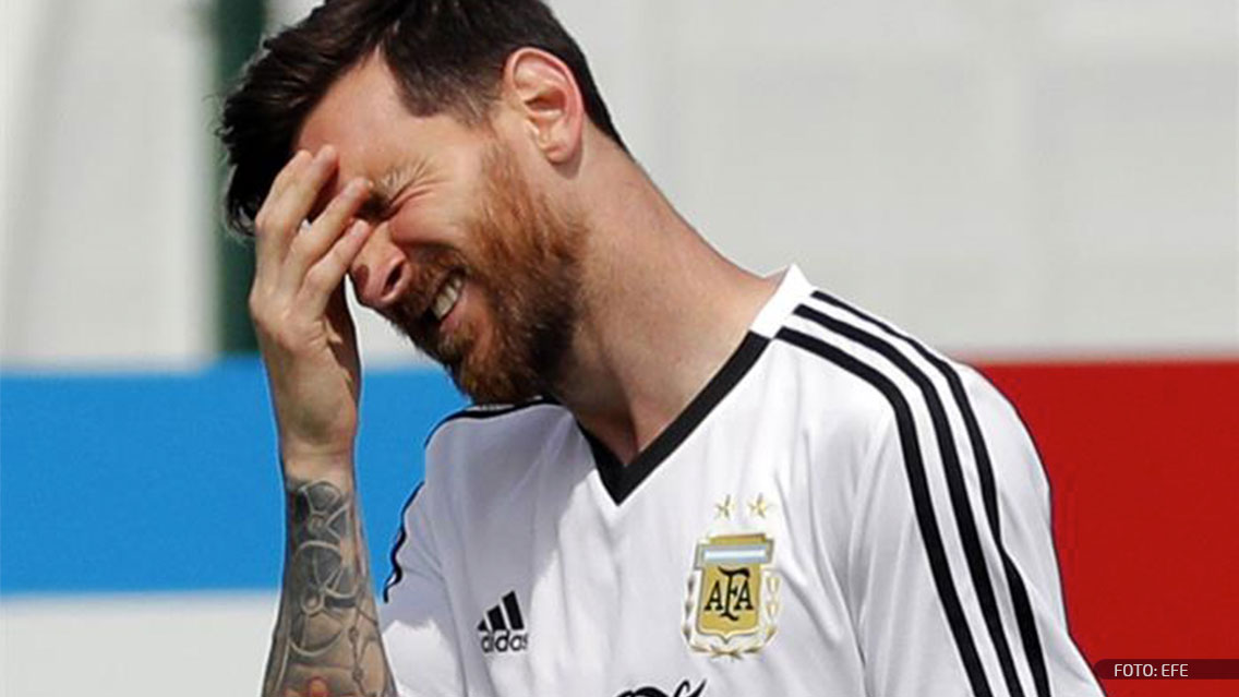 Messi, frustrado por la posible eliminación de Argentina
