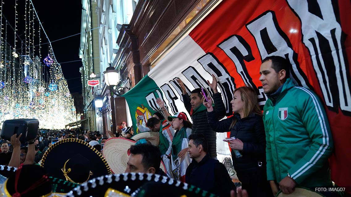 La afición de México ya se hace sentir en Rusia