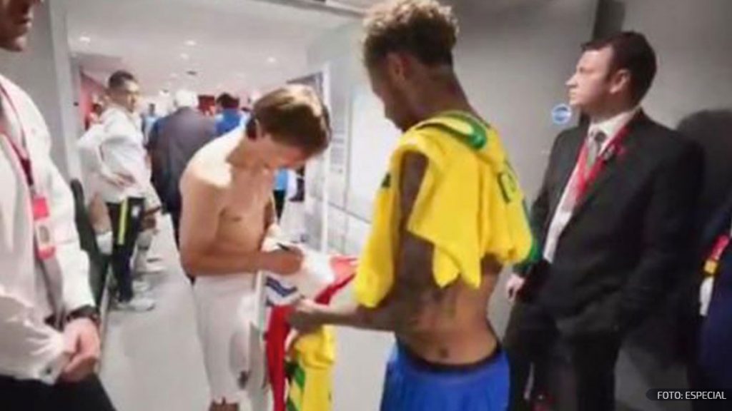 Modric con Neymar