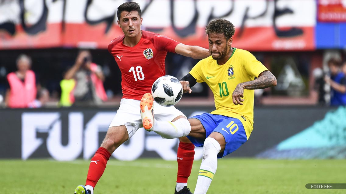 Neymar comanda a Brasil en goleada sobre Austria 1
