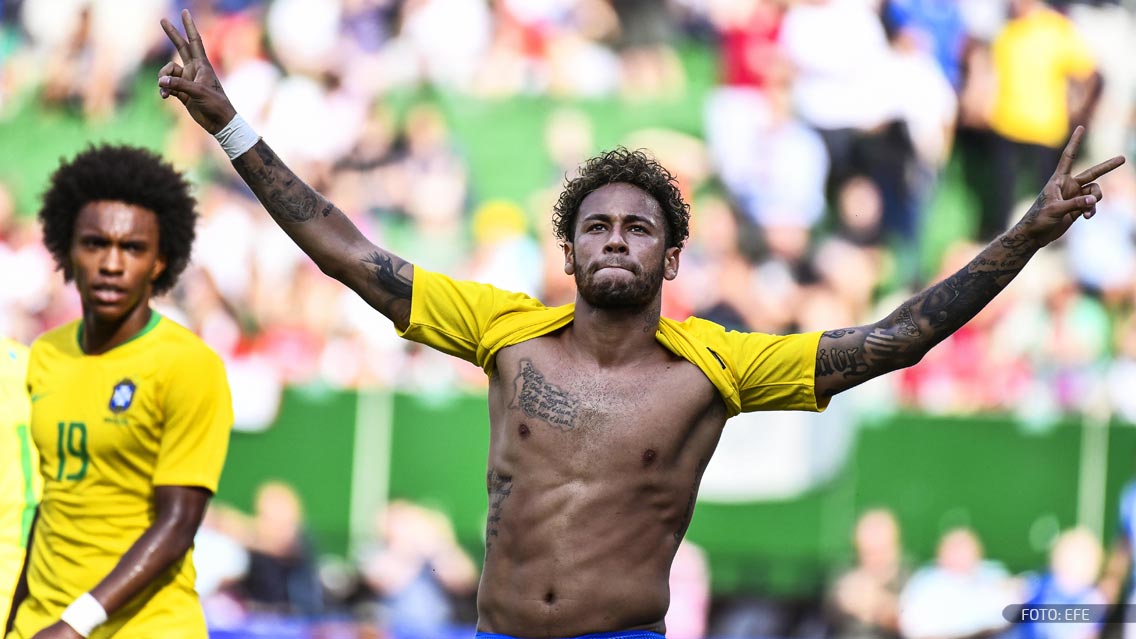 Neymar comanda a Brasil en goleada sobre Austria